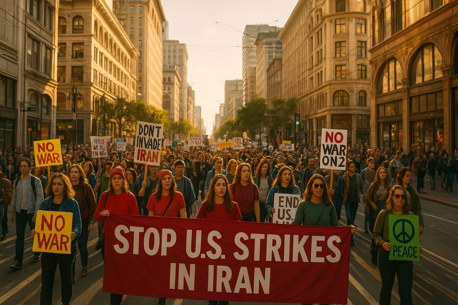 San Francisco Stands Strong: A Thousand Voices Unite Against Military Action in Iran