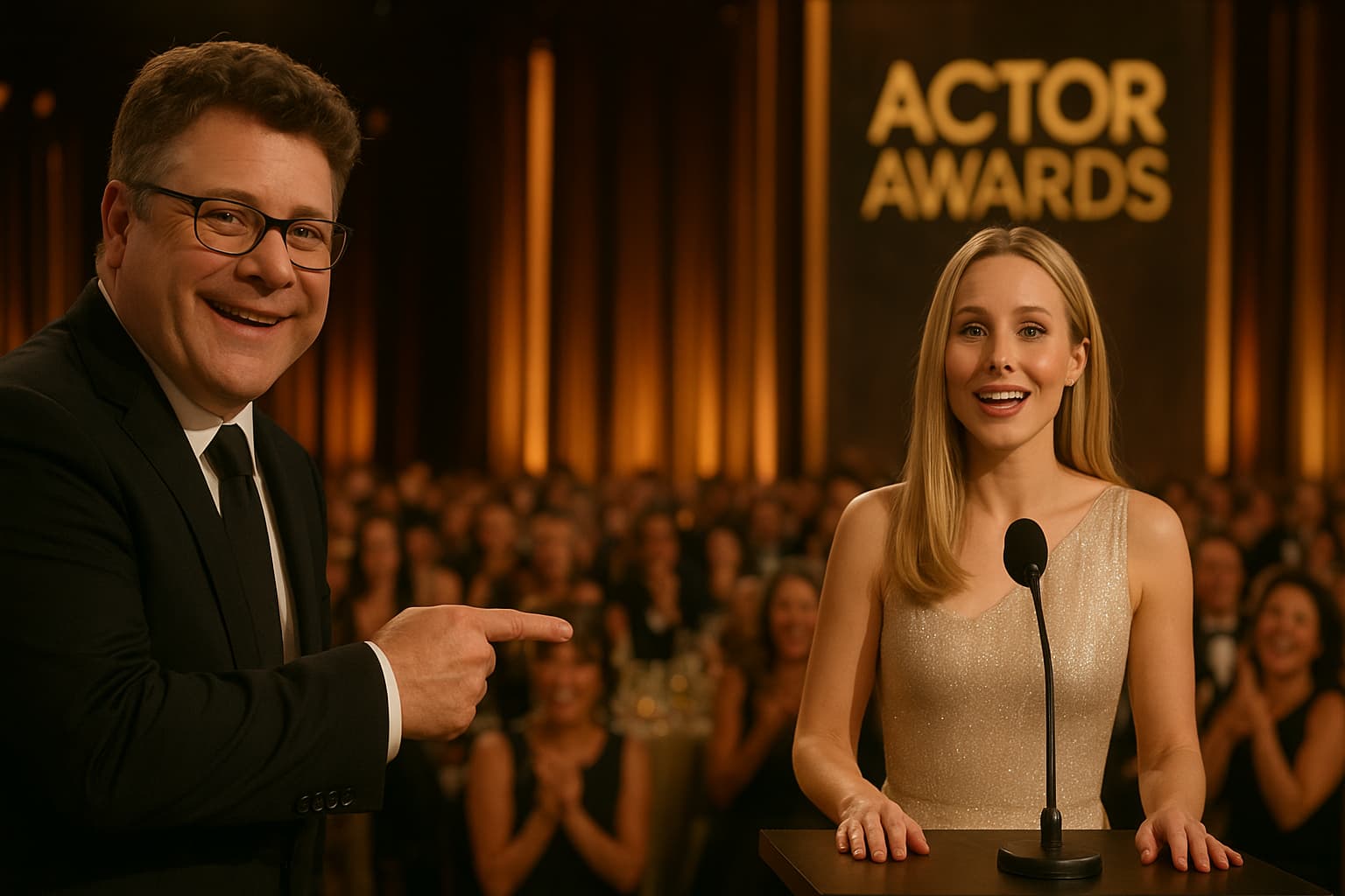 Sean Astin Can't Stop Gushing Over Kristen Bell: The Actor Awards Recap You Didn't Know You Needed!