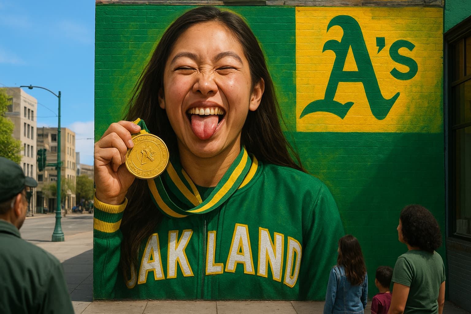 Alysa Liu's Golden Tribute: A Mural That Says Shout Out Oakland!