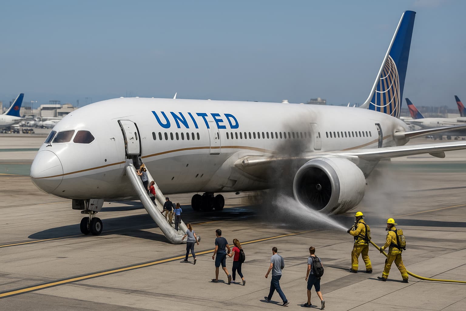 When Flights Turn into Fire Drills: United Airlines' Dramatic Emergency Landing
