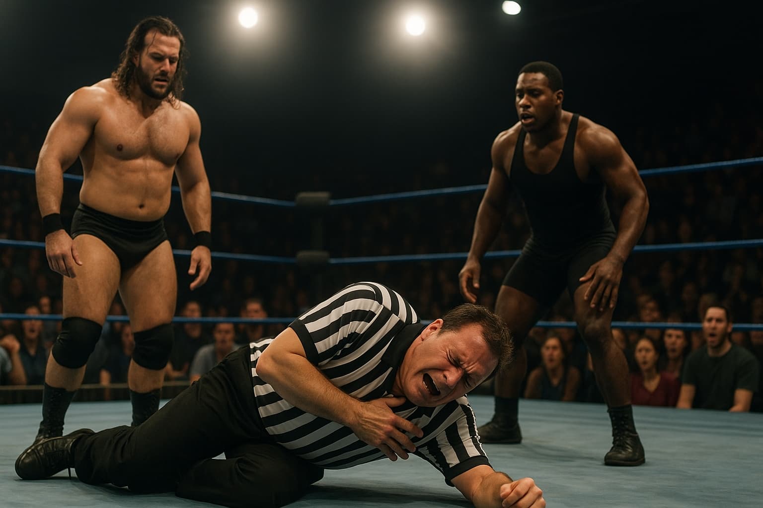 When Wrestling Takes a Turn: Ref’s Seizure Shakes the Ring and Calls for Prayers