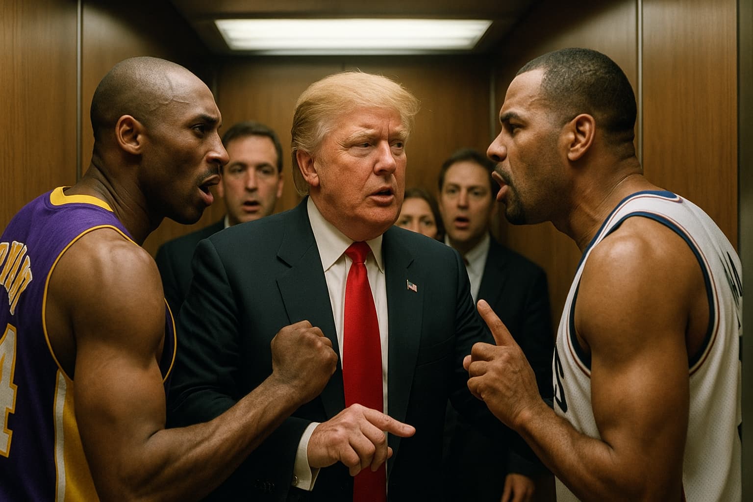 When Trump Plays Ref: The Time He Stopped a Kobe Bryant Fight!