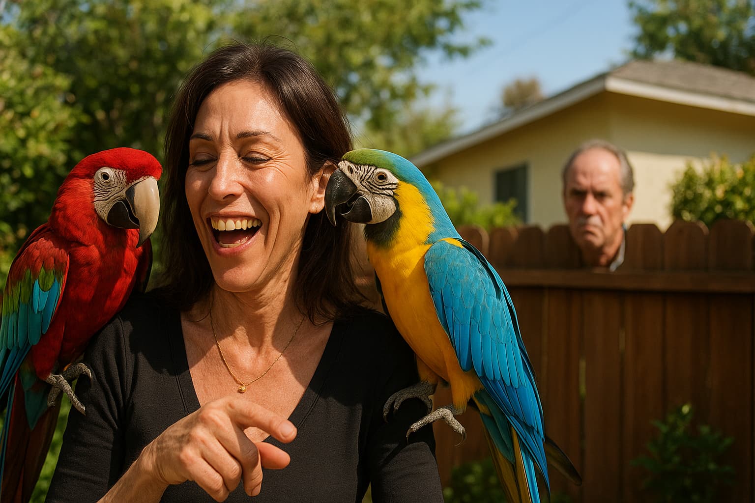 Parrot Drama: Heidi Fleiss Faces Off with Neighbor Over Feathered Friends