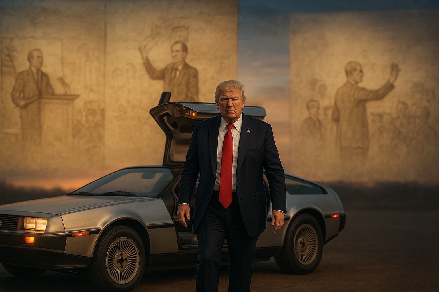 Is Trump a Time Traveler? The Bizarre Conspiracy That’s Buzzing!