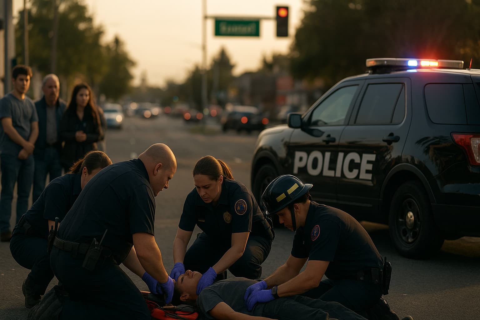Tragedy Strikes on Sunset Boulevard: Juvenile in Critical Condition After Car Accident