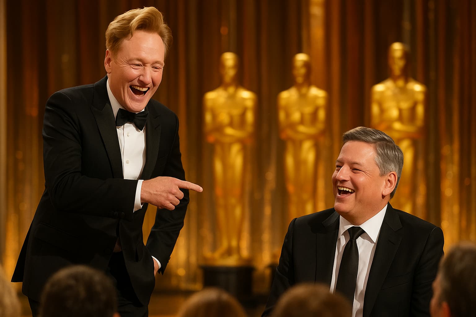 Conan O'Brien Roasts Netflix's CEO at the Oscars—And It’s Hilarious!
