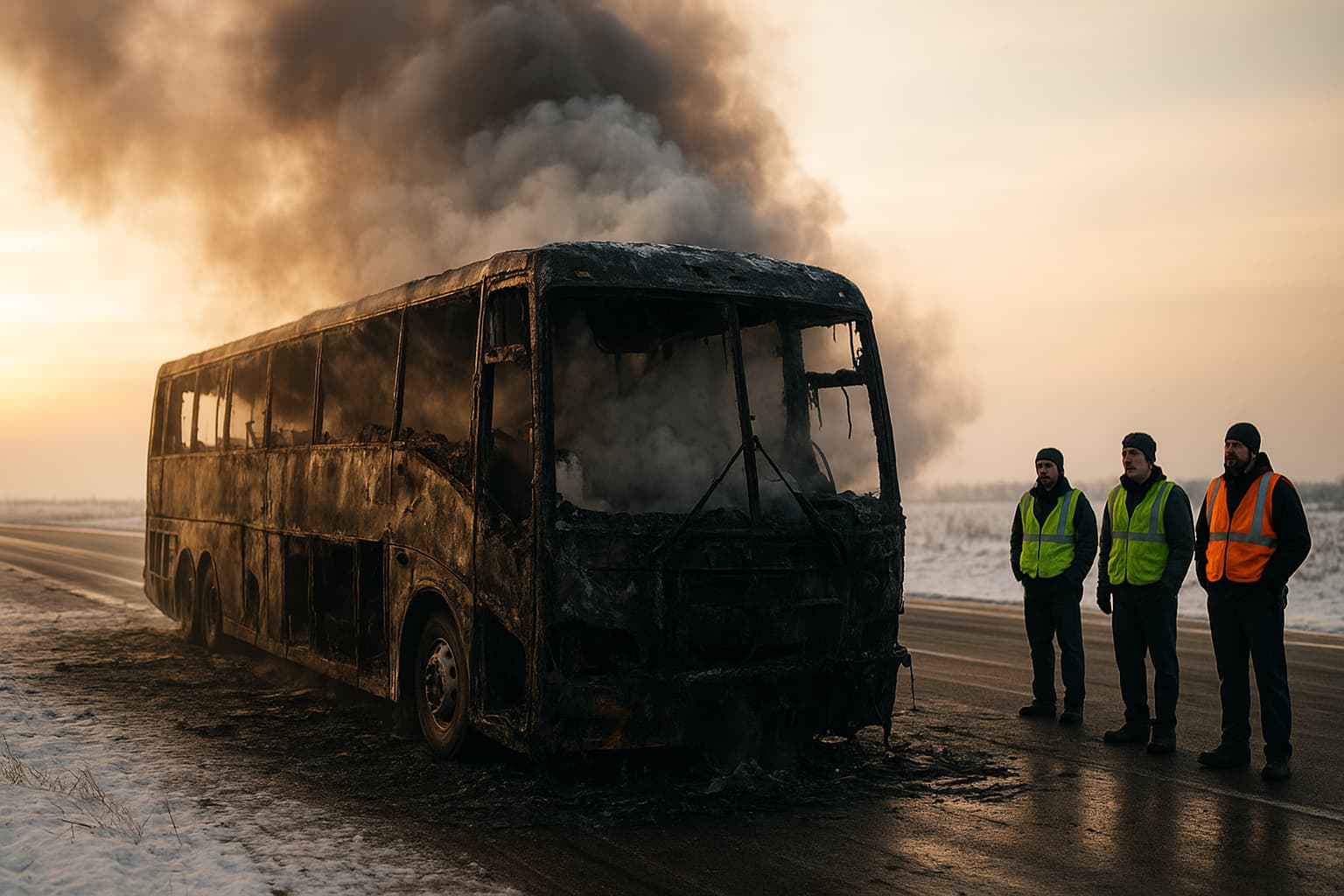 Blown Away: Bert Kreischer's Bus Fire Drama Unfolds on I-94
