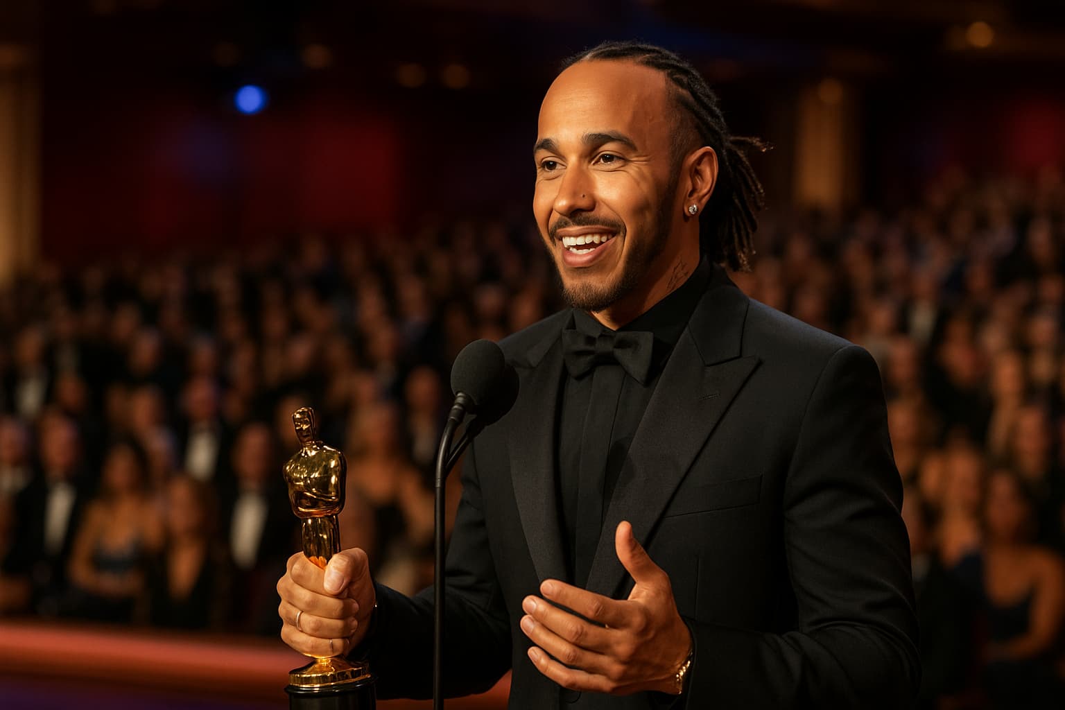 Race Cars and Oscars: Lewis Hamilton Takes the Fast Track to Hollywood Glory!