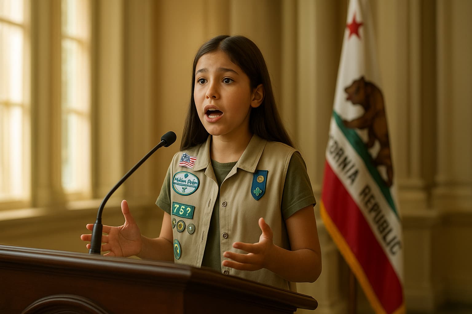 How a Sacramento Girl Scout is Turning Up the Heat on School Safety