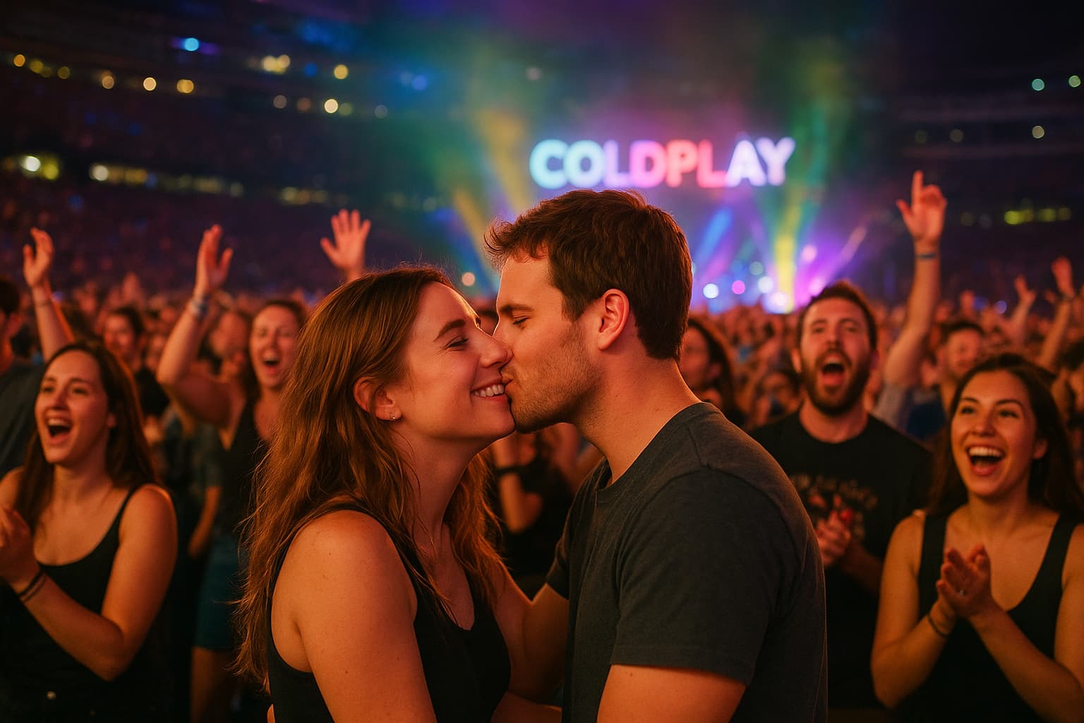 Kiss Cam Drama: Kristin Cabot’s Coldplay Night Takes an Unexpected Turn!