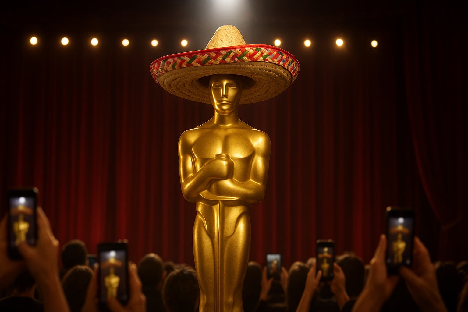 Trump Takes the Oscars by Storm with a Sombrero-Wearing Jab at Democrats!