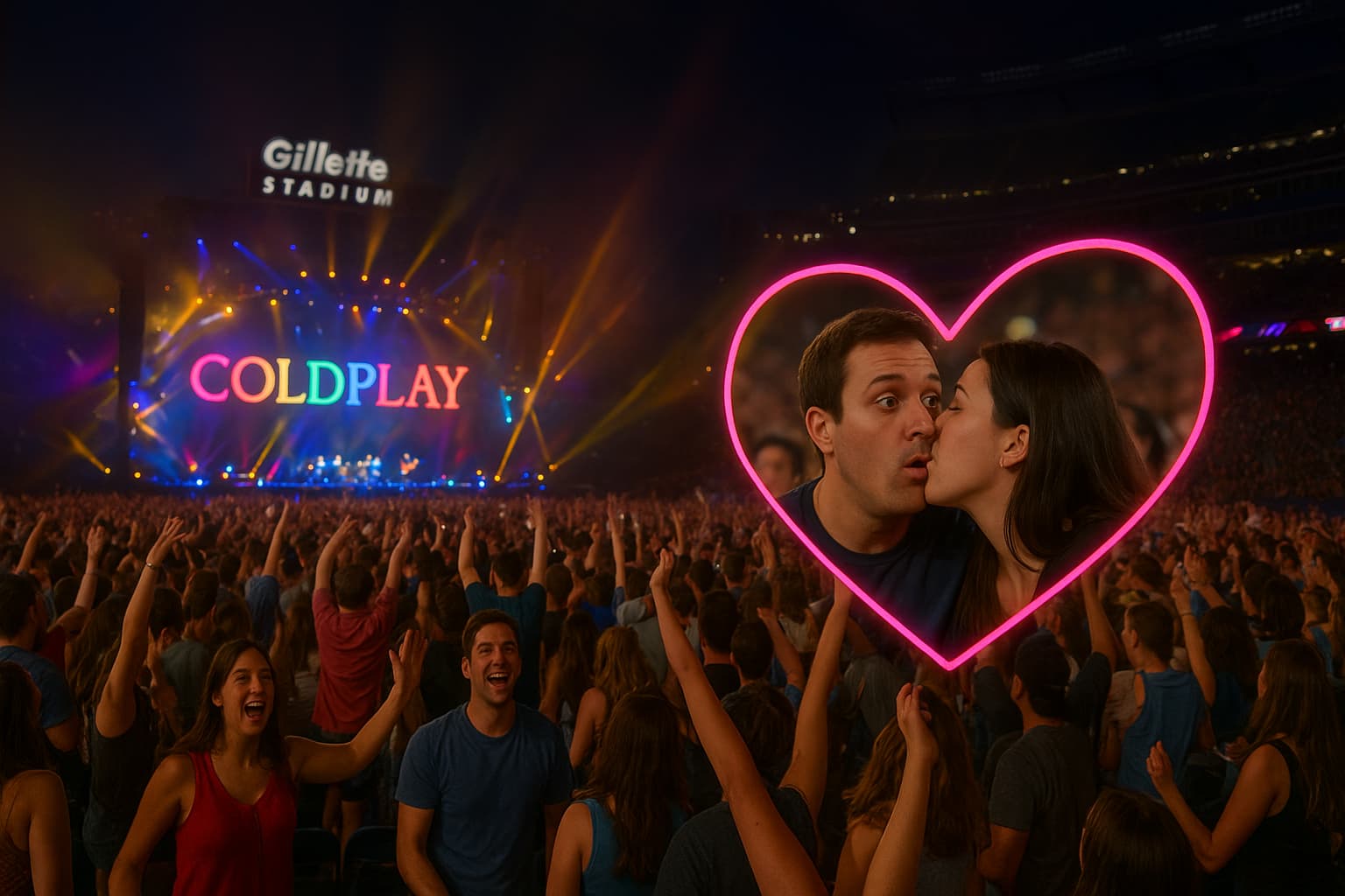 Caught on Camera: Kristin Cabot's Coldplay Concert Drama Unfolds!
