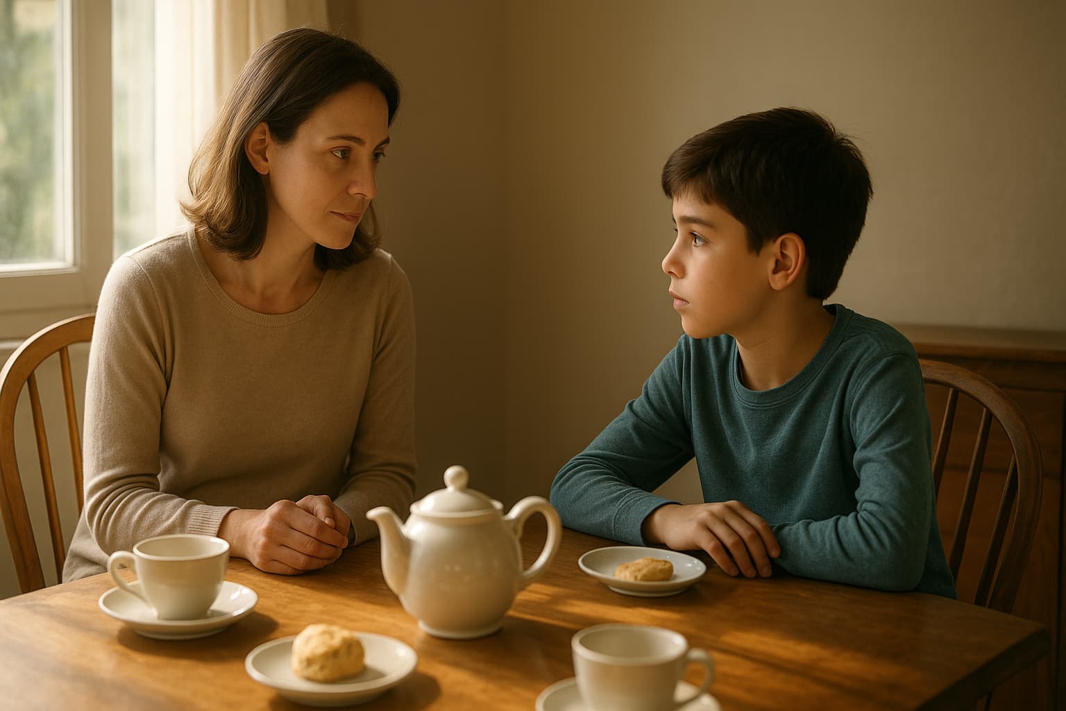 The Art of Just Sitting: Lessons from a Mother's Table