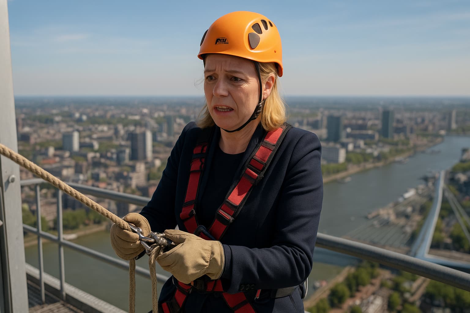 Mayor's Daring Plan: Abseil from the Sky to Boost Voter Turnout!
