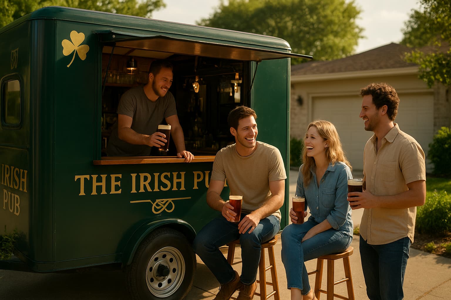 Rolling Irish Cheers: The Portable Pubs Taking New England by Storm!
