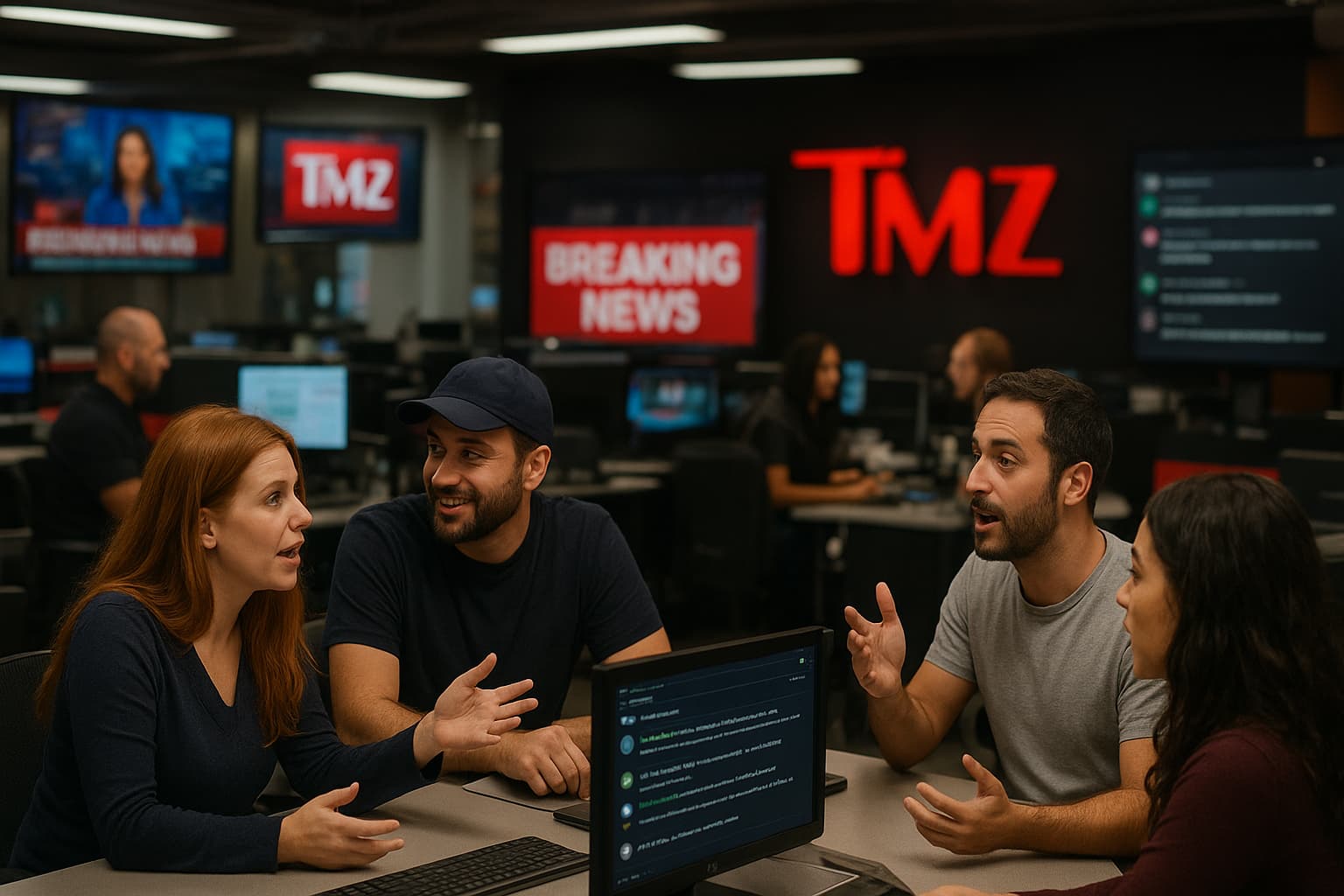 Behind the Scenes at TMZ: Live Newsroom Action You Can't Miss!