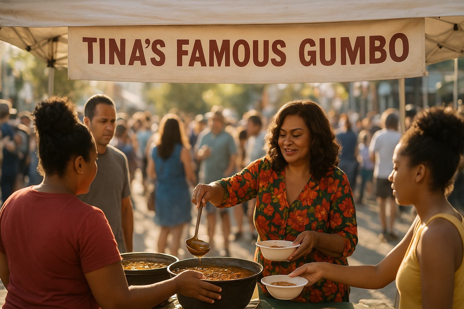 When Gumbo Meets the Health Department: Tina Knowles’ Booth Gets a Shock!