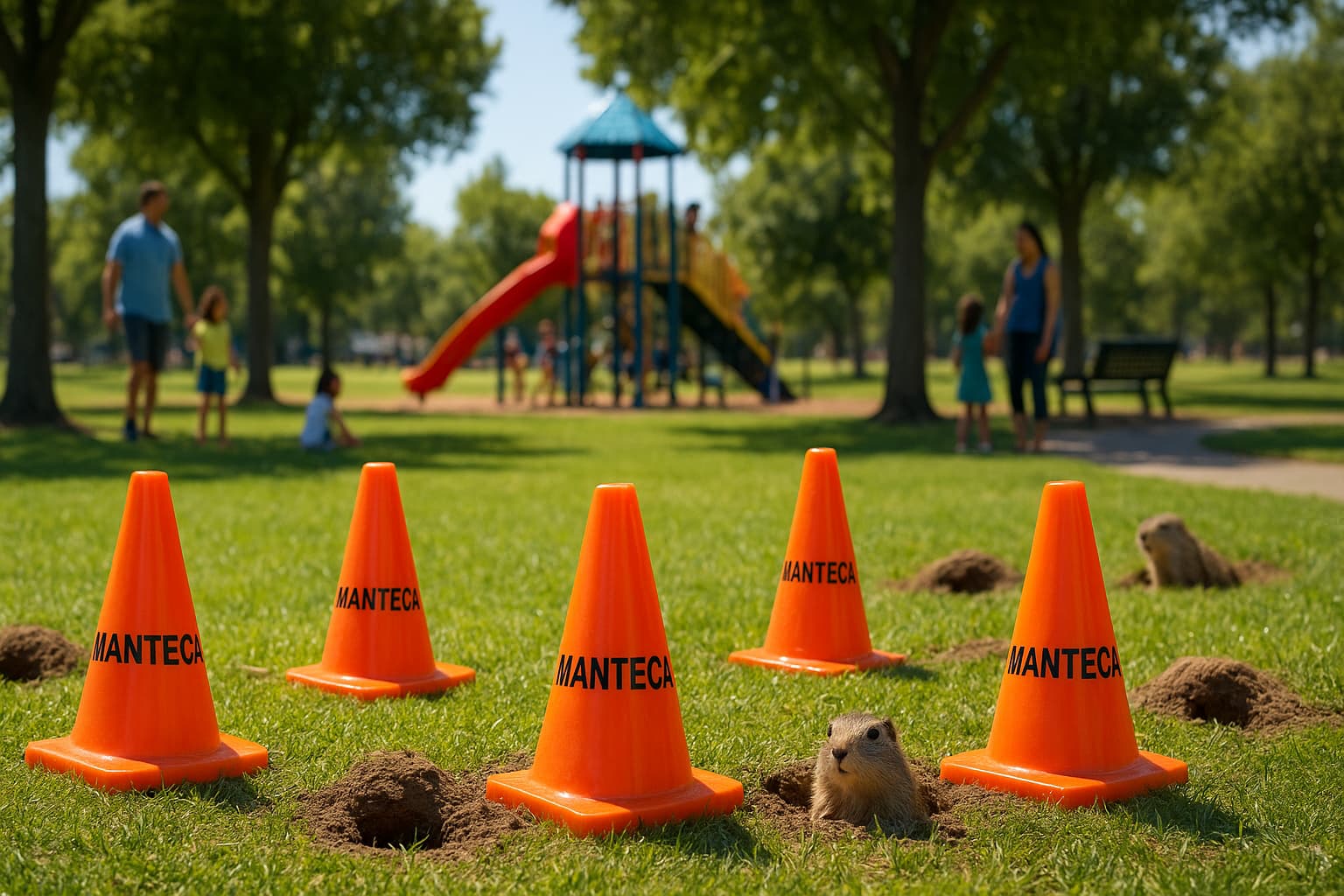 Gopher Panic! Manteca’s Parks Face a Furry Invasion