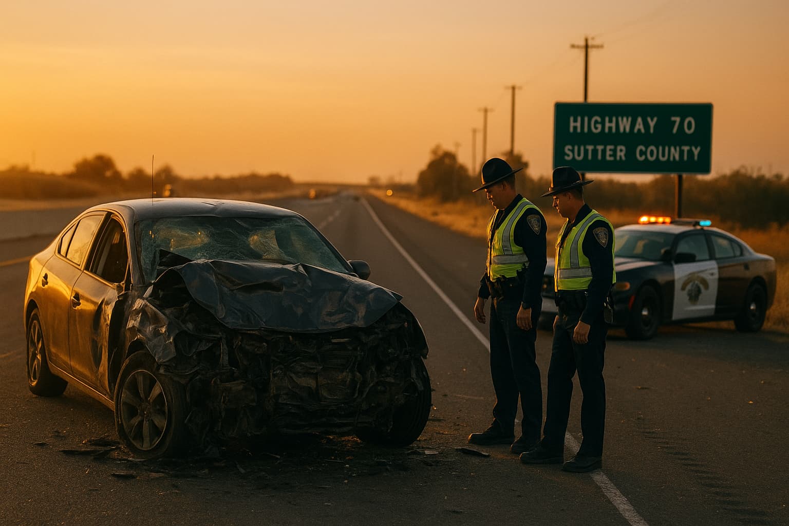 Highway to Trouble: A DUI Crash in Sutter County Leaves One Driver Grounded