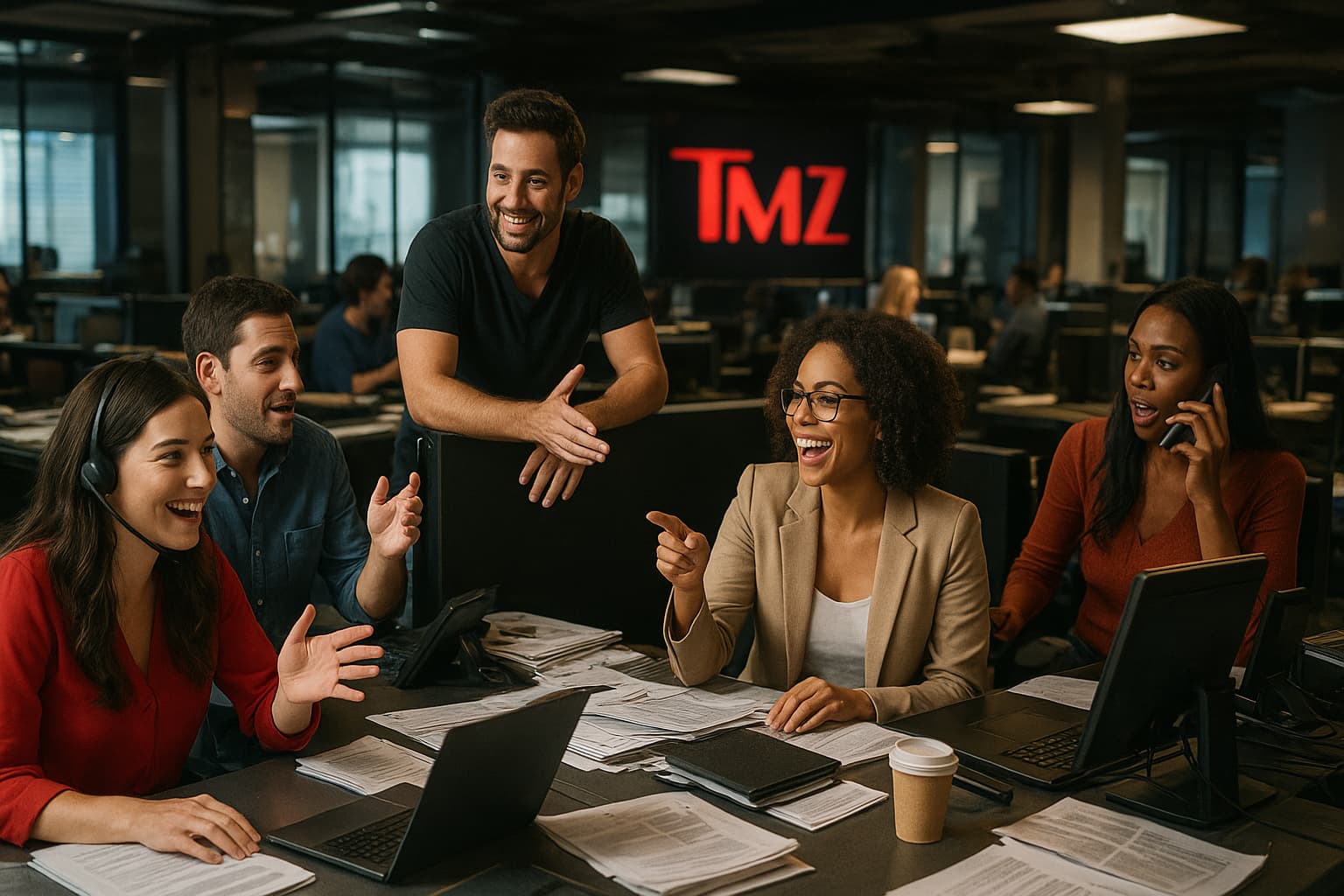 Get a Front-Row Seat to TMZ's Wild Newsroom Drama!