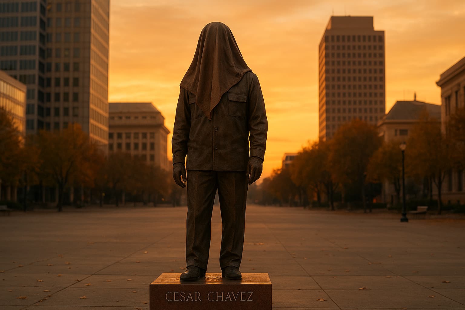 César Chávez Statue Covered Amid Shocking Allegations: What Does This Mean for His Legacy?
