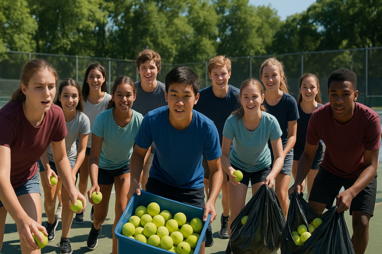 Teens Serve Up a Recycling Revolution: How 12 Students are Tackling Waste One Pickleball at a Time!