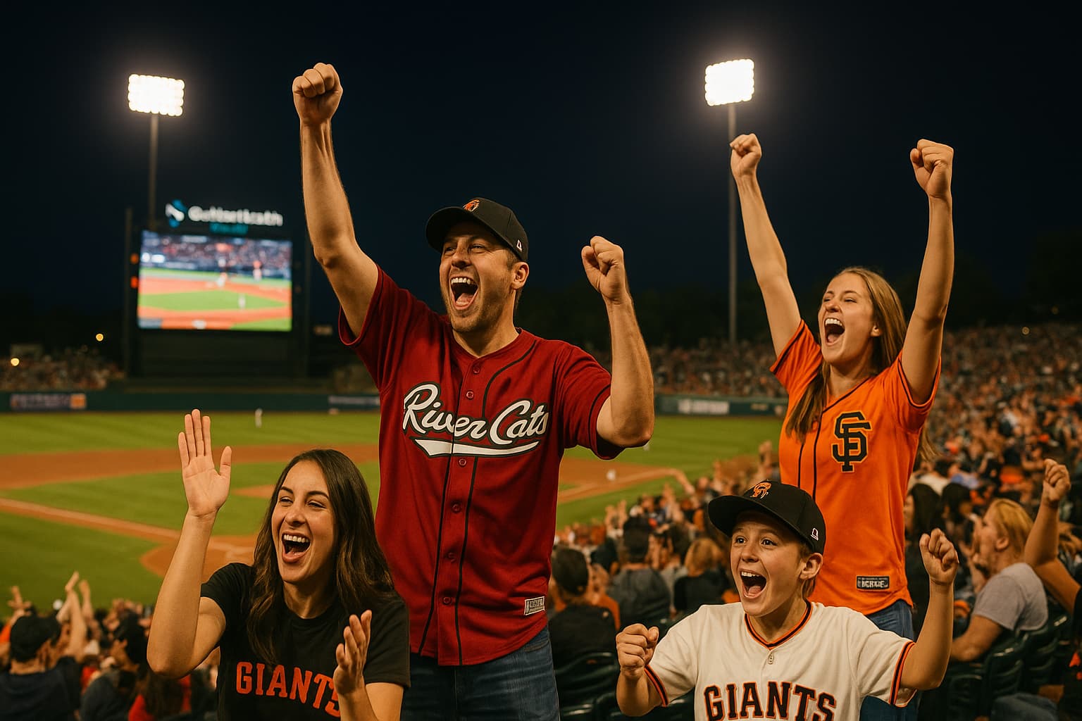 Baseball is Back! River Cats & Giants Kick Off the Season with a Thrilling Showdown