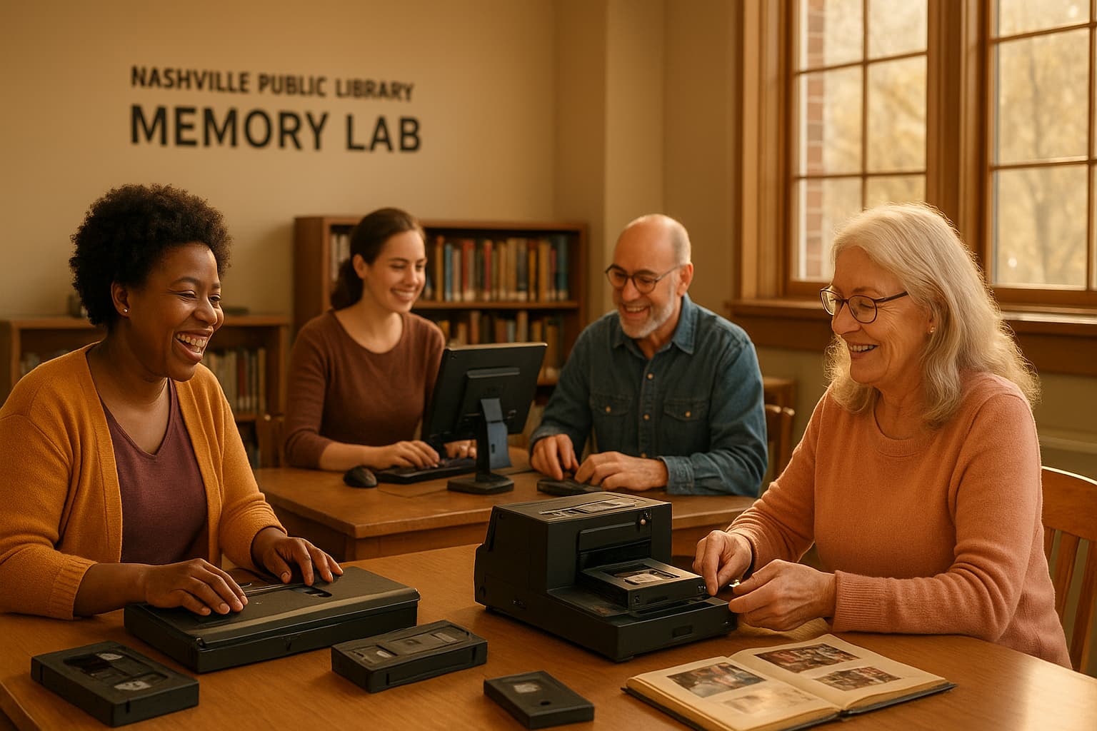 Preserve Your Memories: Nashville Public Library's Free Digitization Lab is Here!