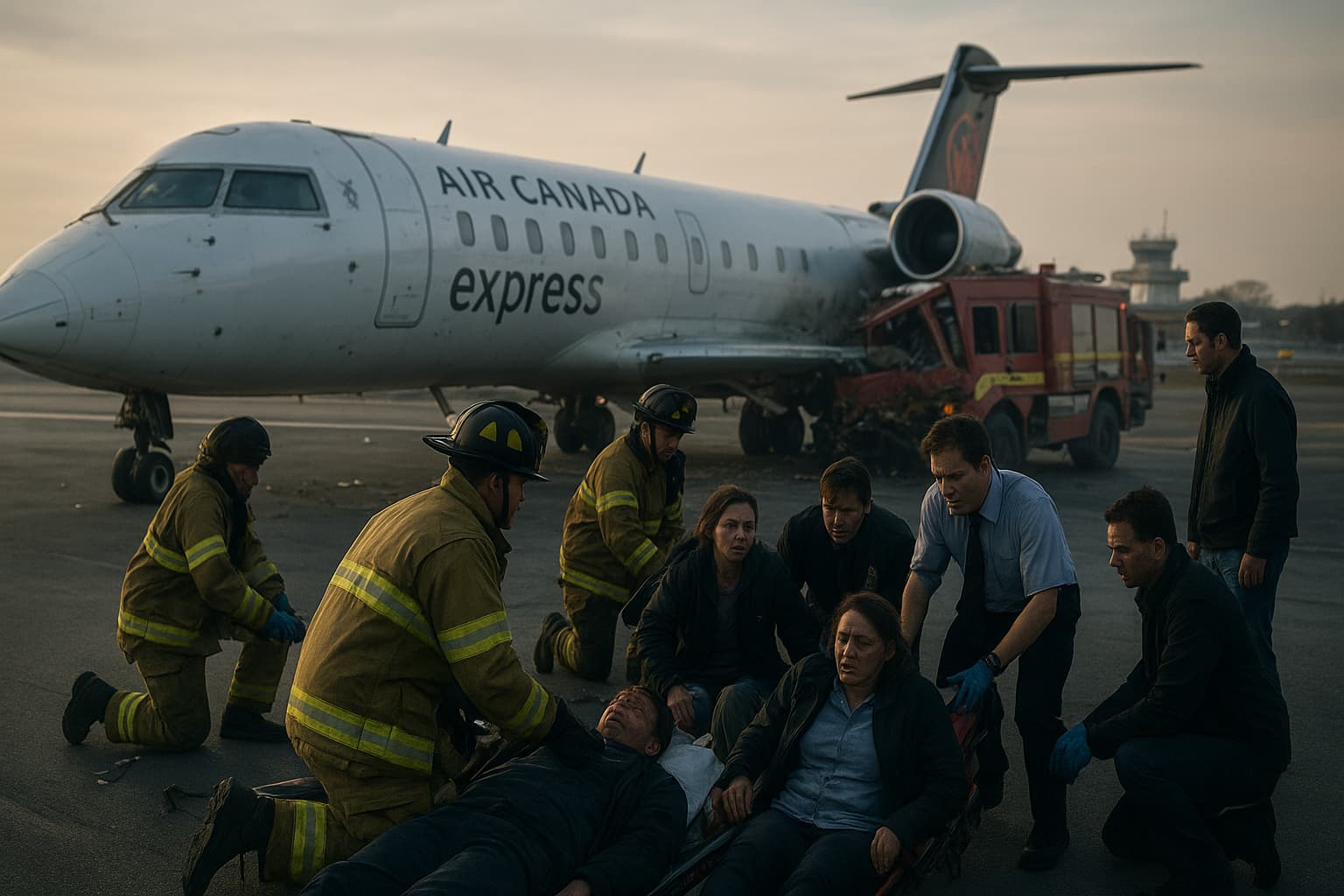 Tragedy at LaGuardia: Two Pilots Killed in Devastating Collision with Fire Truck