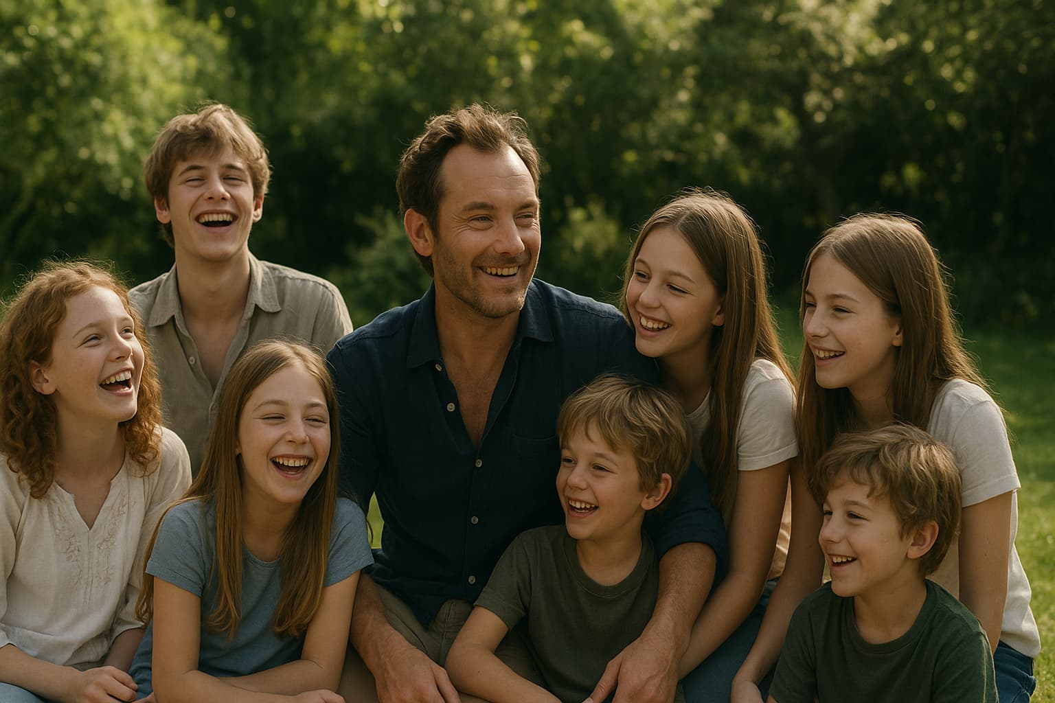 Jude Law’s Family Drama: Seven Kids, Hollywood Dreams, and a Scandalous Incident!
