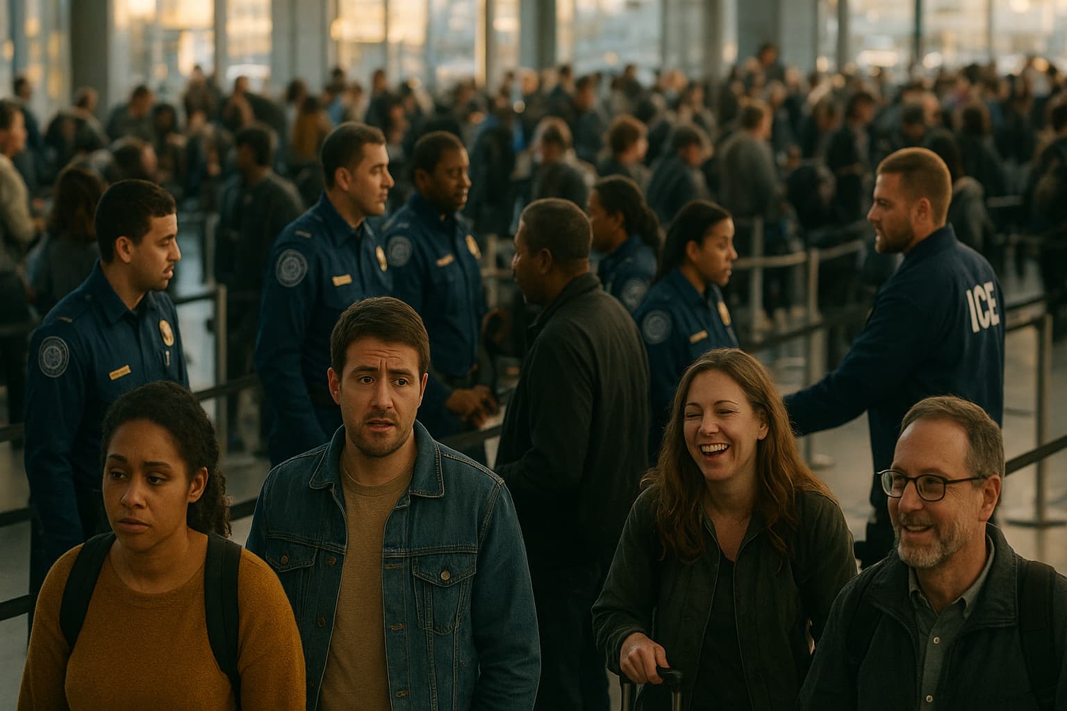 Lights, Lines, and ICE: The New Reality at U.S. Airports