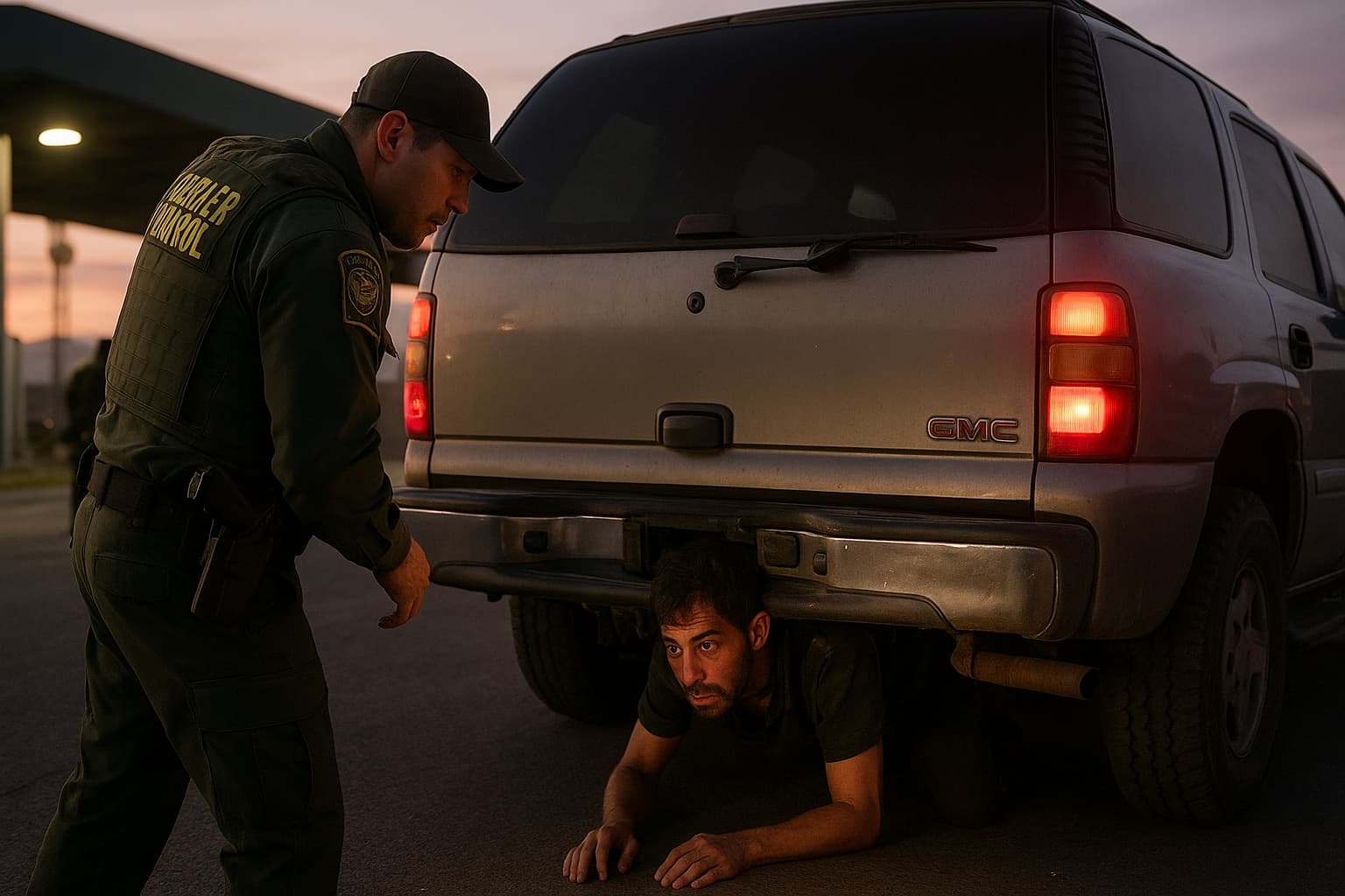 A Tight Squeeze: Man Found Hiding in SUV's Gas Tank at Border