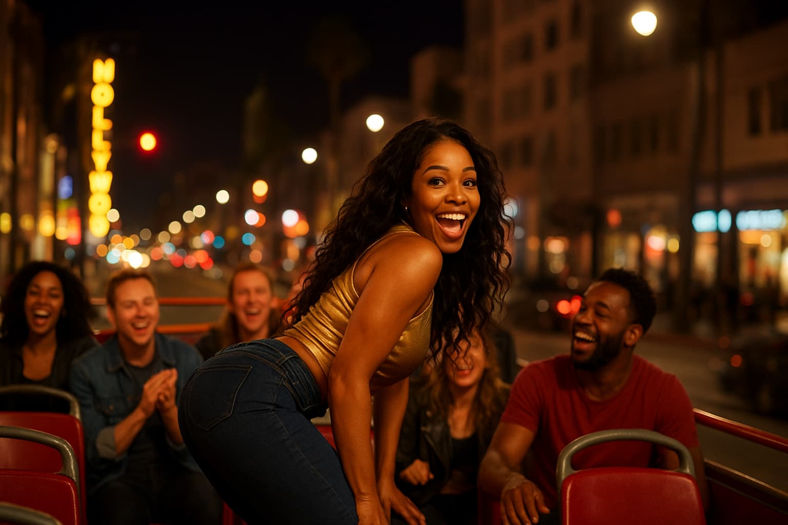 Porscha Coleman Turns "TMZ After Dark" into a Wild Bus Adventure!
