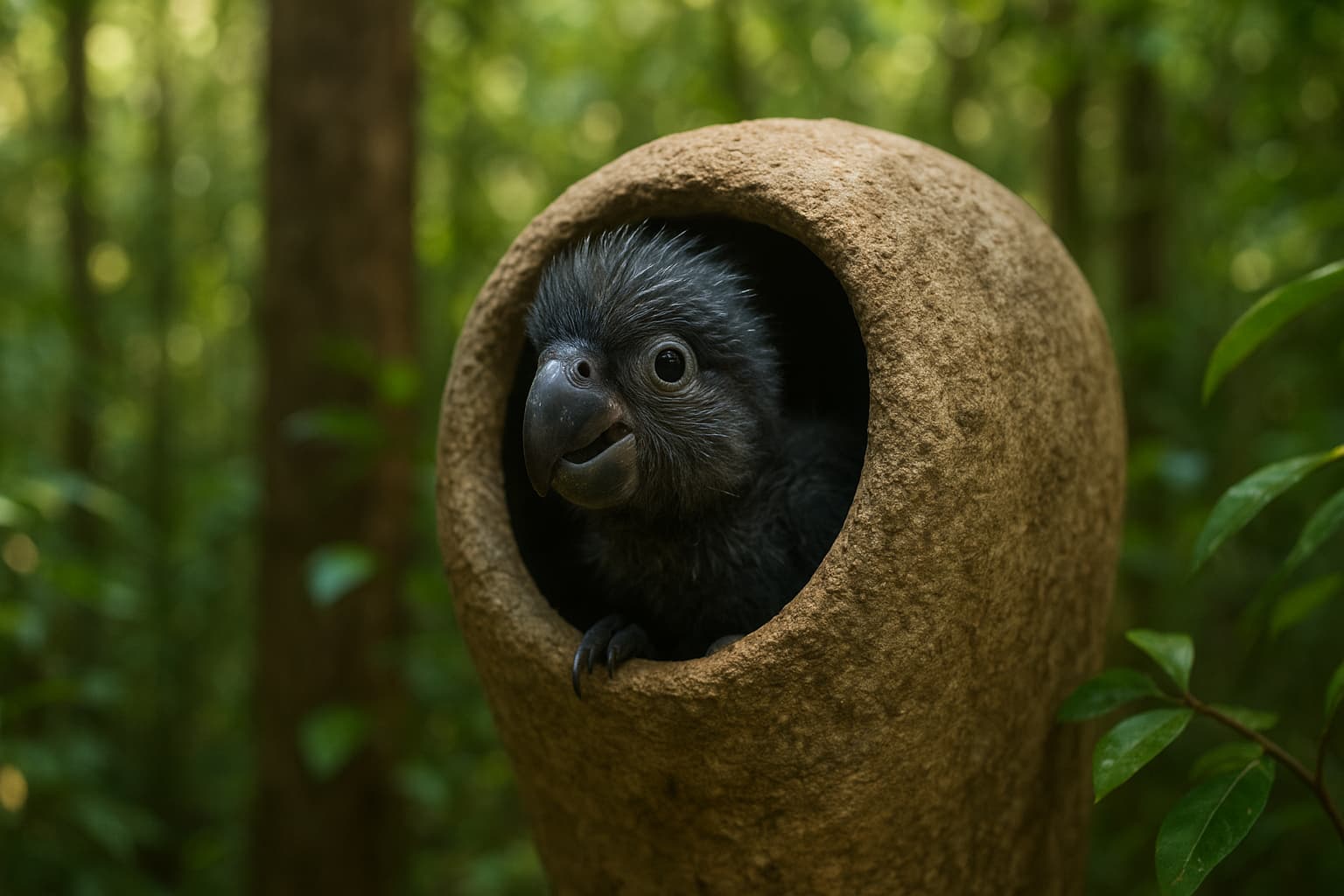 Hatching Hope: How Artificial Nests Are Saving the Endangered Palm Cockatoo