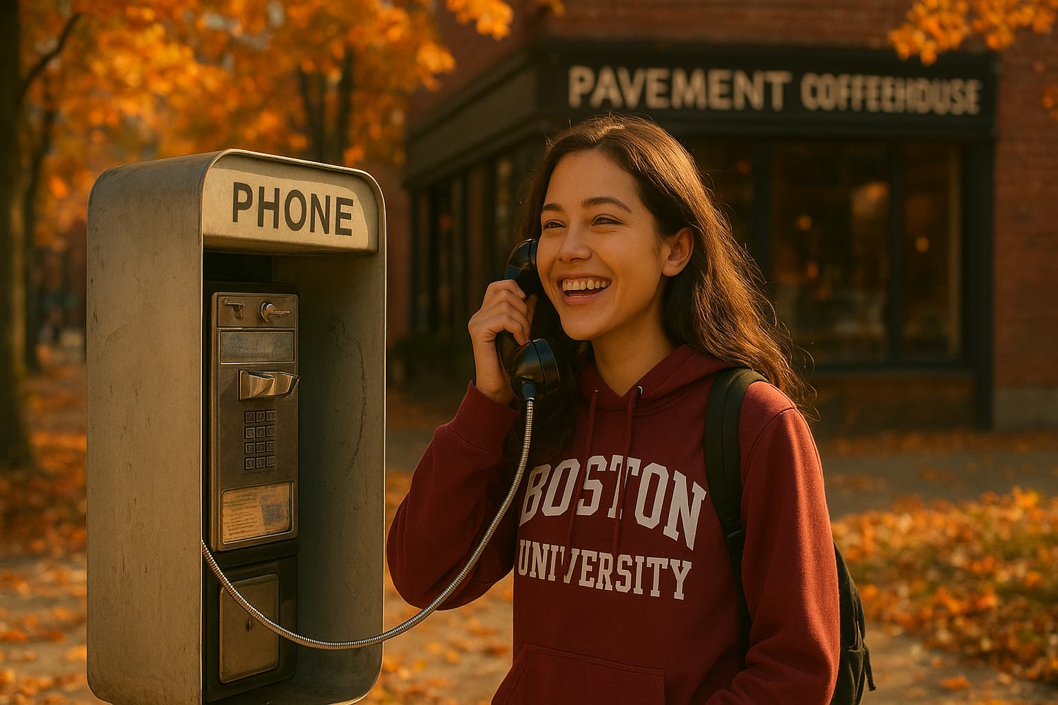 Nostalgia on the Line: How a Payphone Bridges Generations at Boston University