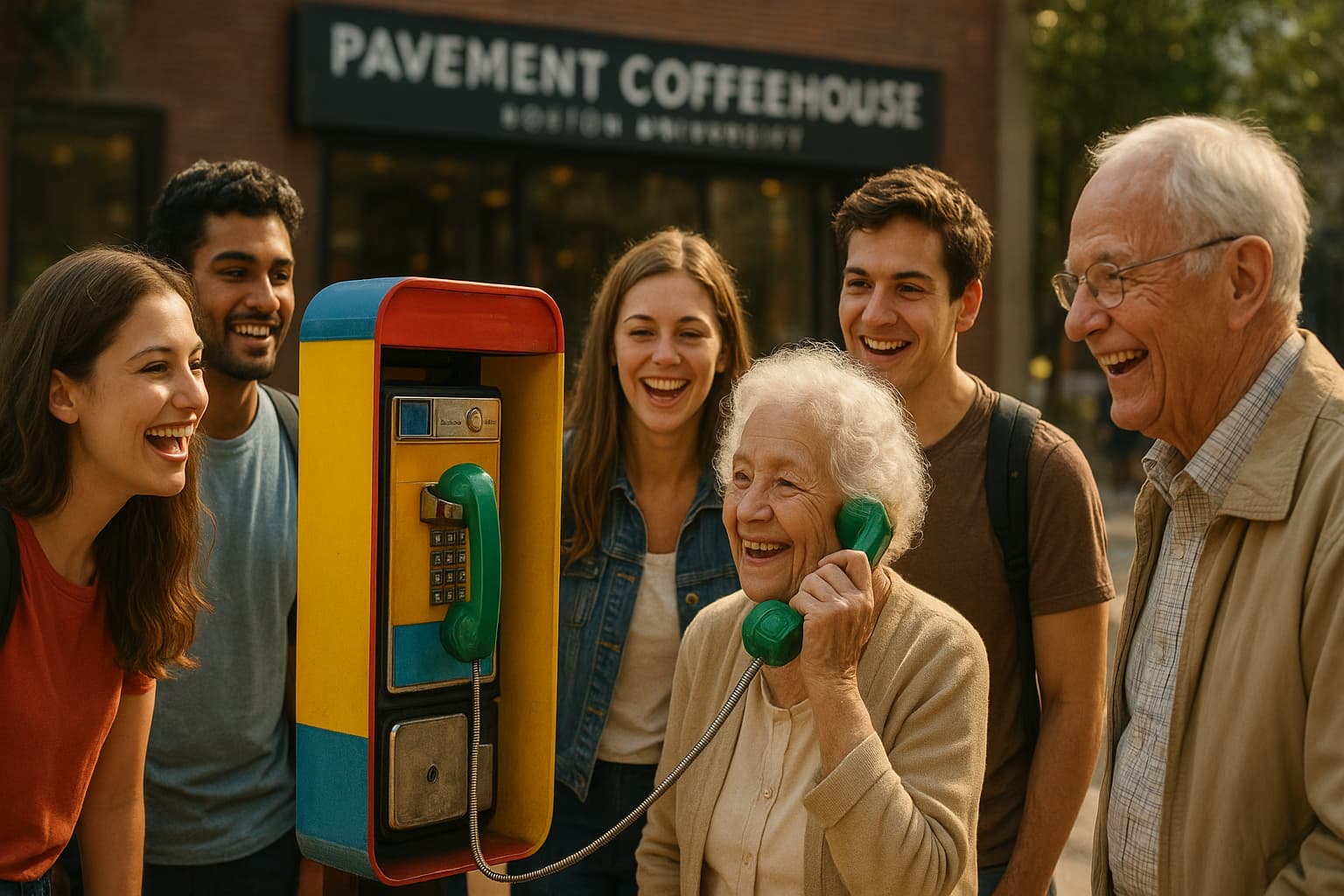 Bridging Generations: Boston University’s Payphone Connects Students with Seniors