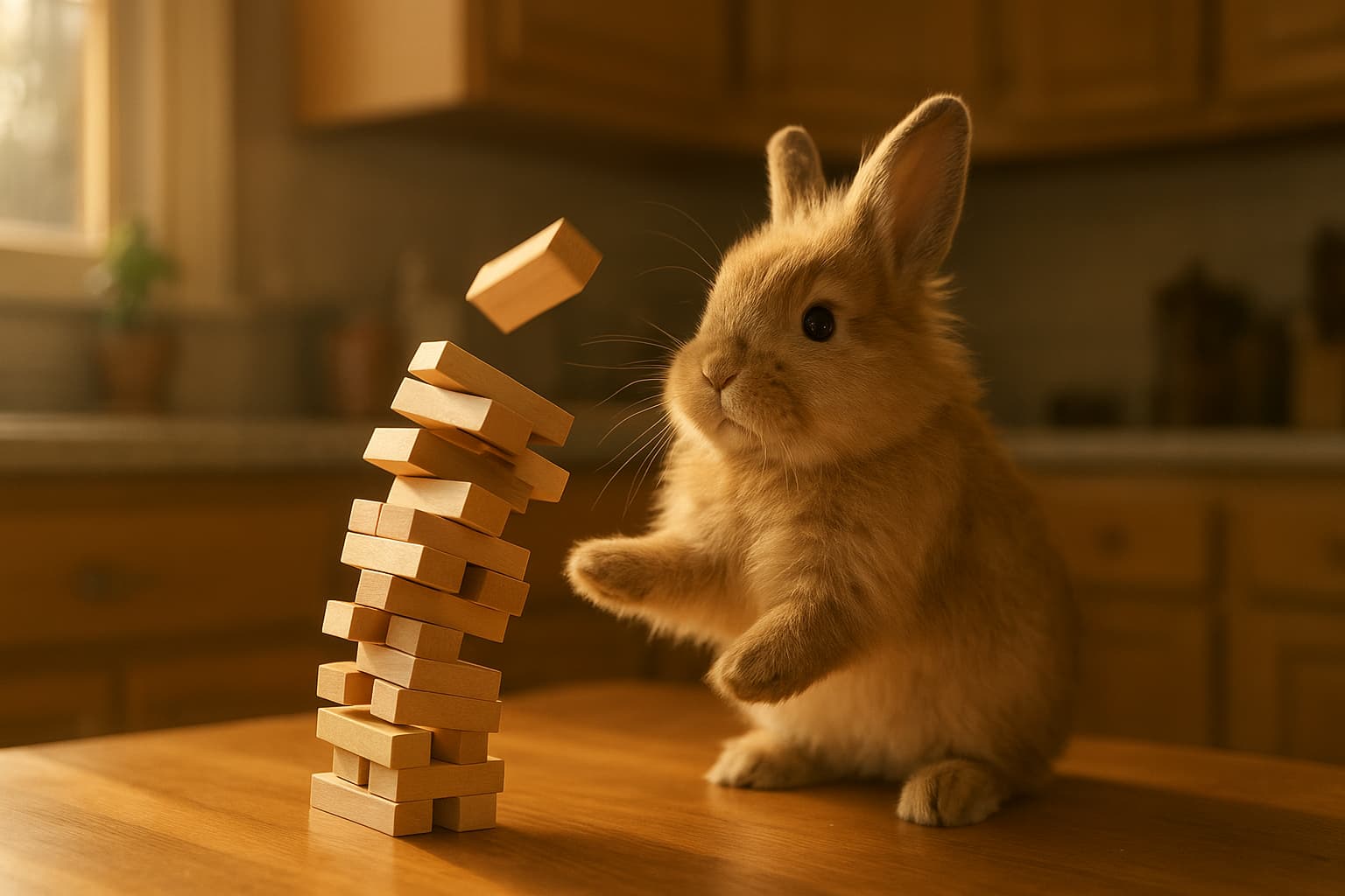 From Neglect to Jenga: How Morty the Bunny Became an Unexpected Champion