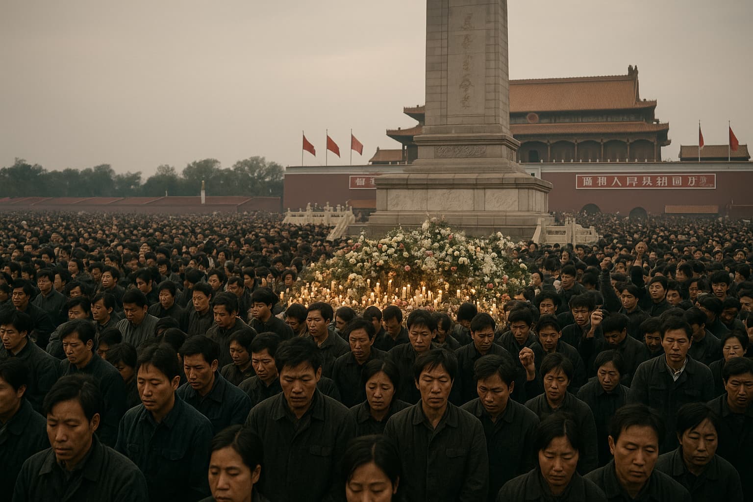 From Mourning to Uprising: The Day Grief Shook China