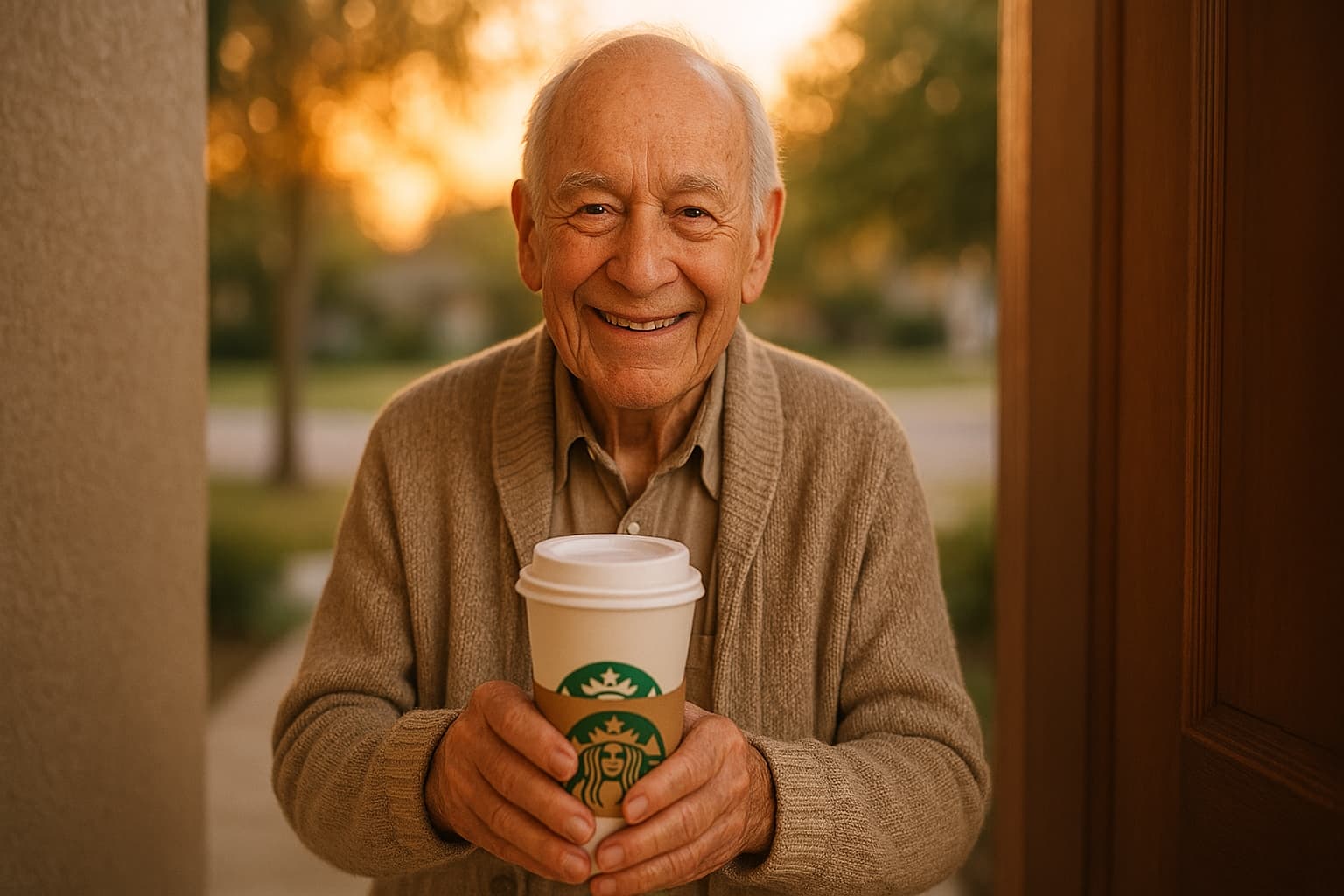 Grandpa Delivers Coffee and Nearly $1 Million in Kindness!