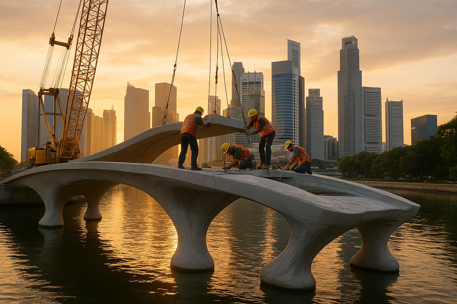Singapore to Stretch Into the Future with Its First 3D-Printed Pedestrian Bridge!