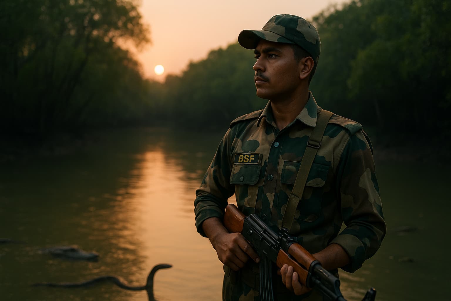 India's Wild Strategy: Snakes and Crocs Patrol the Border?