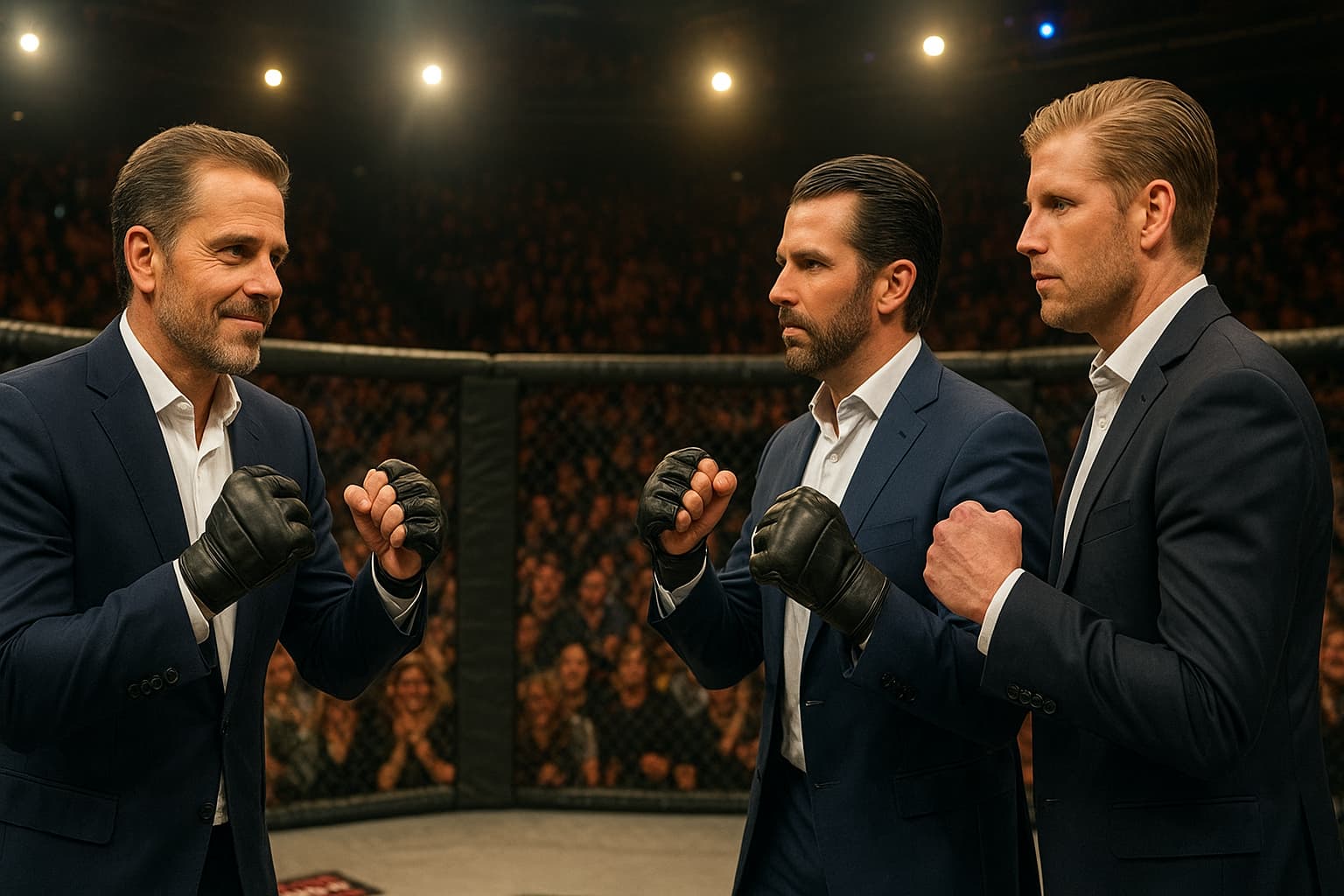 Cage Match Showdown: Hunter Biden vs. Trump Bros—Who Will Win?