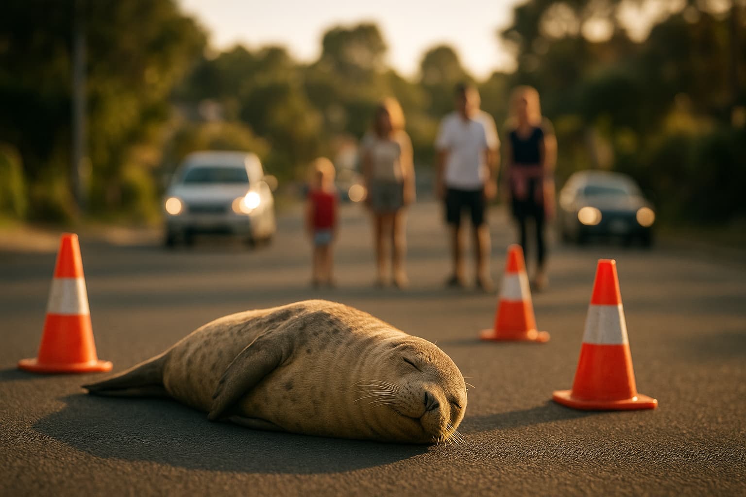 Seal of Approval: The Traffic-Stopping Nap That Had Everyone Talking