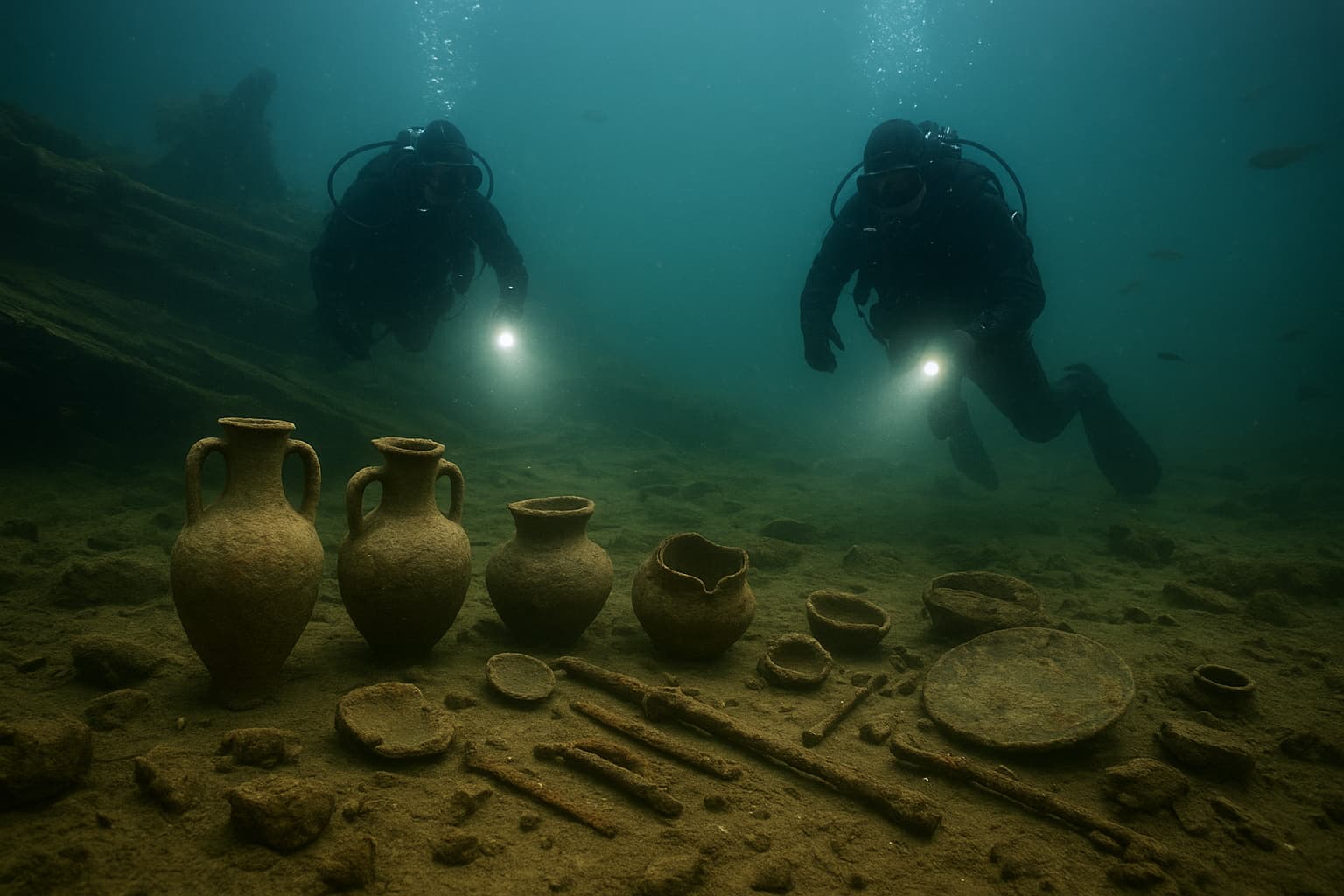 Unearthing History: A 2,000-Year-Old Shipwreck’s Treasures Found in a Swiss Lake!
