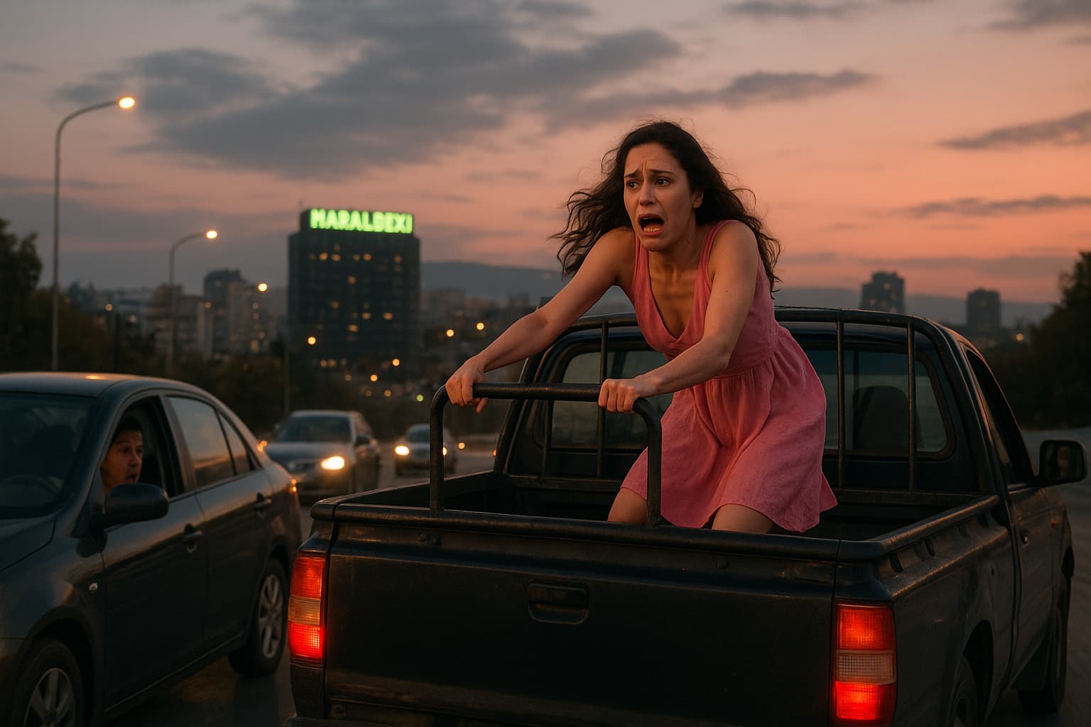 Jealousy Goes Mobile: The Wild Tale of a Woman Clinging to a Truck!