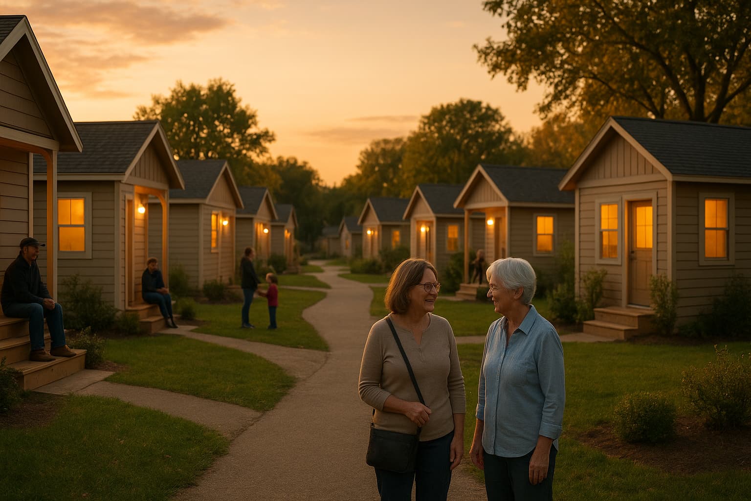 From Tents to Tiny Cabins: A Heartwarming Transformation in Bloomington