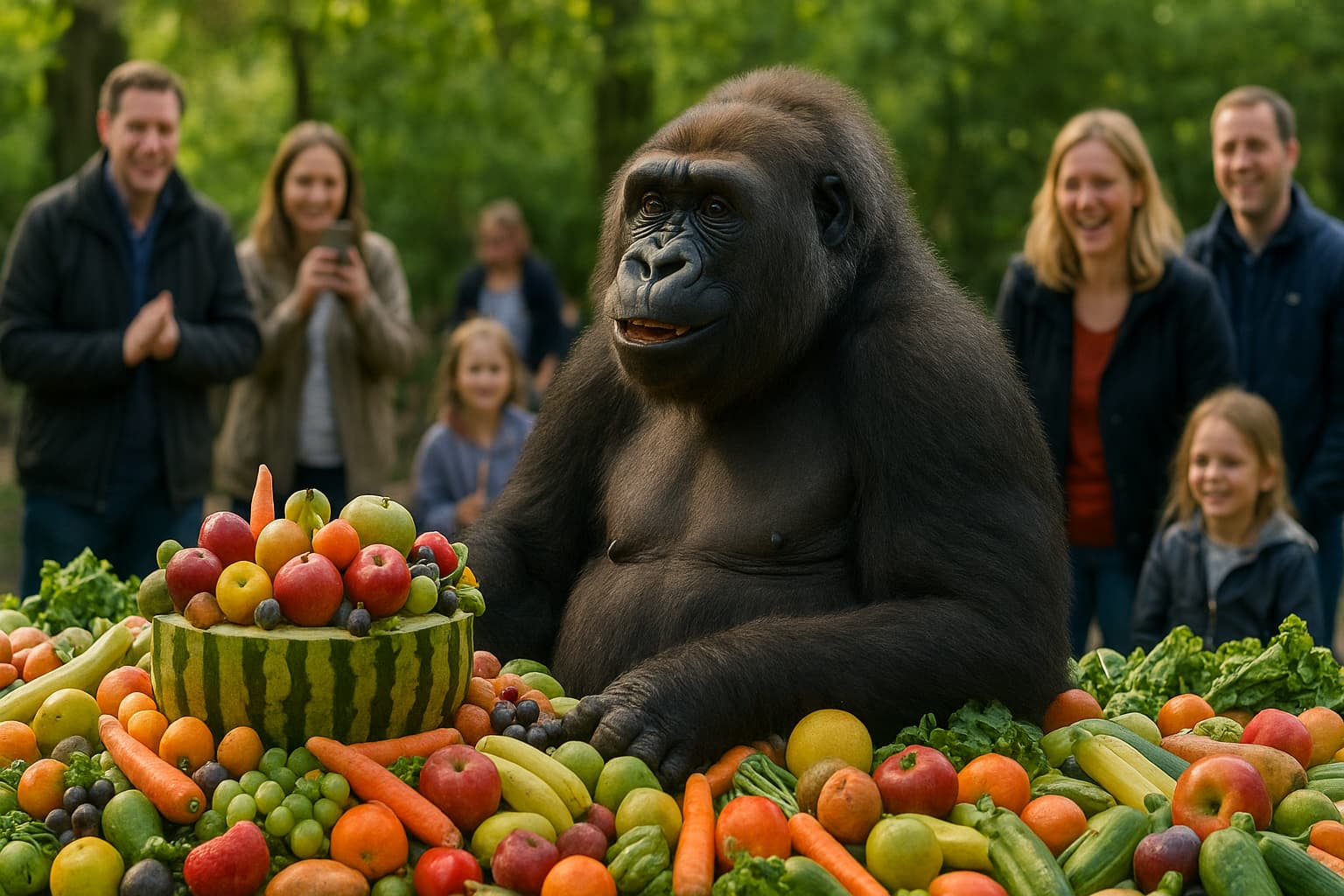 Fatou's 69th Birthday Bash: A Gorilla Celebration Like No Other!